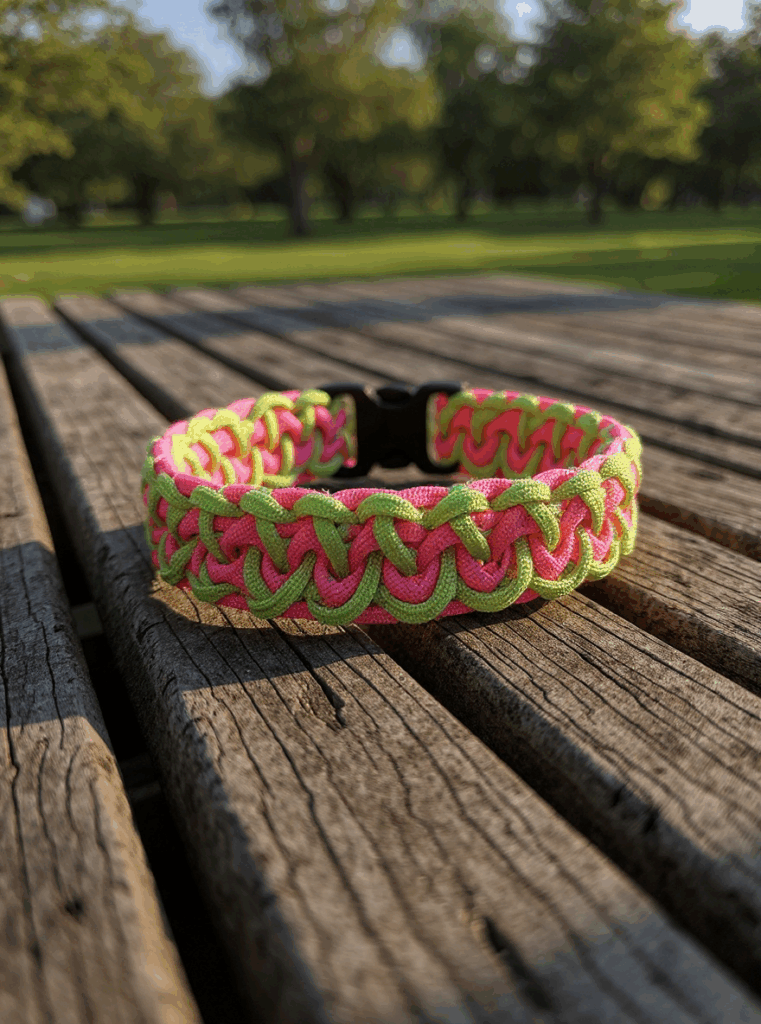 Cat Scratch Fever Custom Paracord Pet Collar